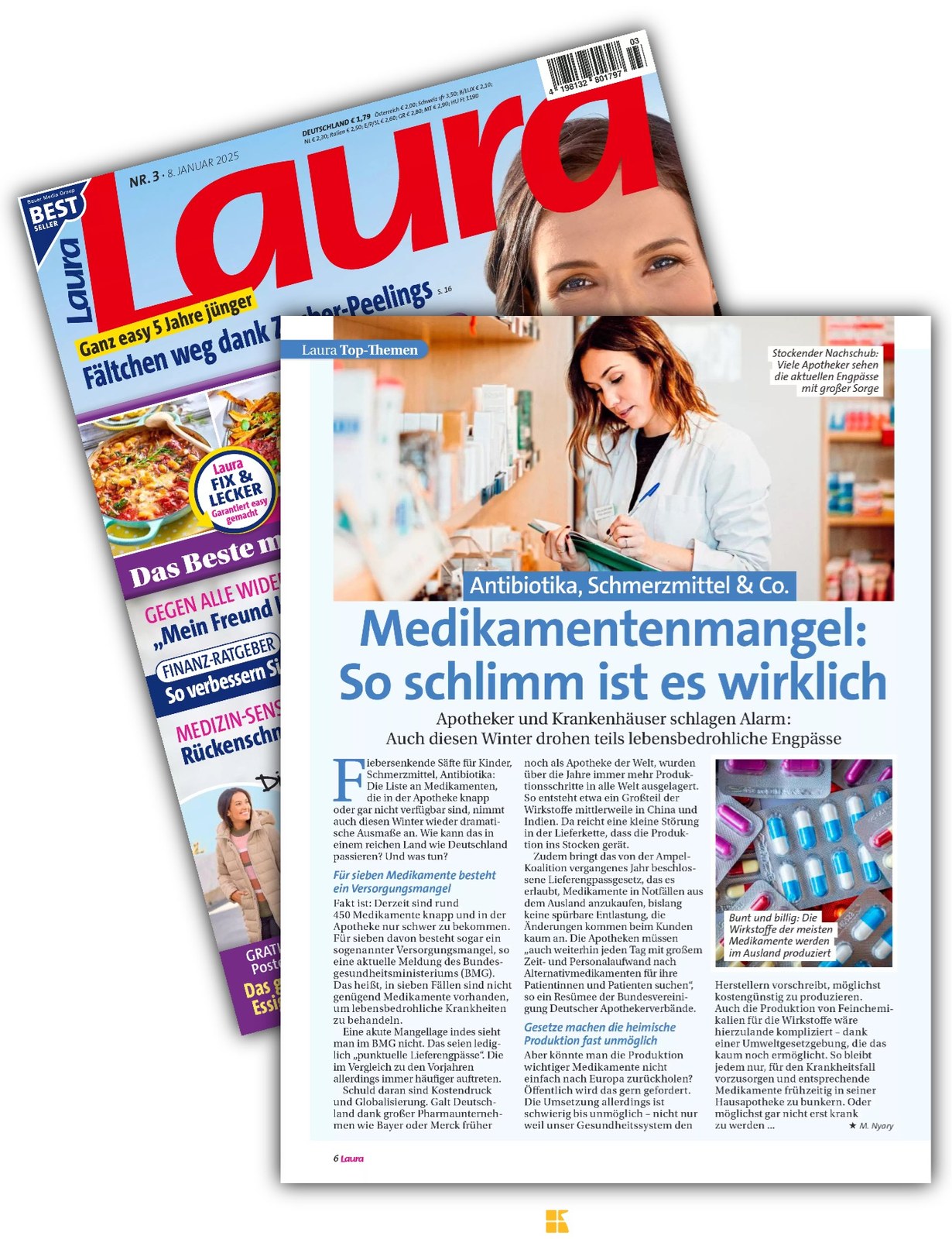 Abdruck zum Thema Medikamentenmangel